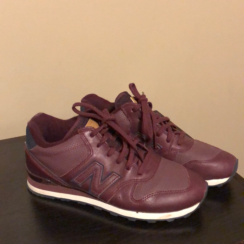 Maroon New Balance sneakers!